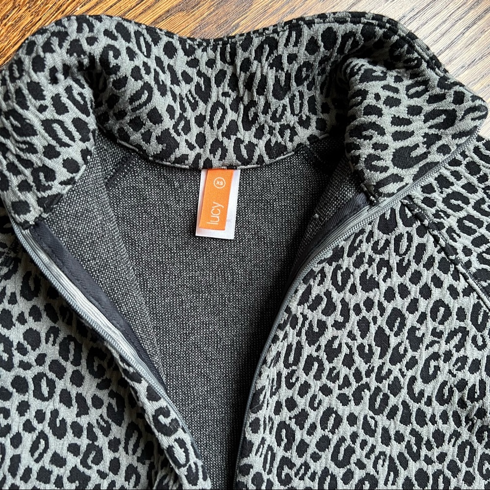 Lucy Animal Print Half Zip - image 6
